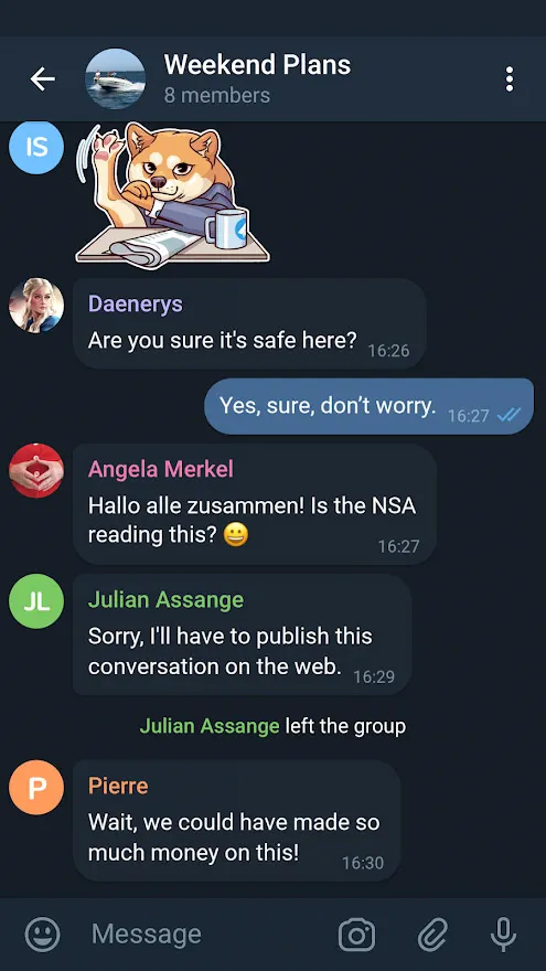 Скриншот Telegram X 3