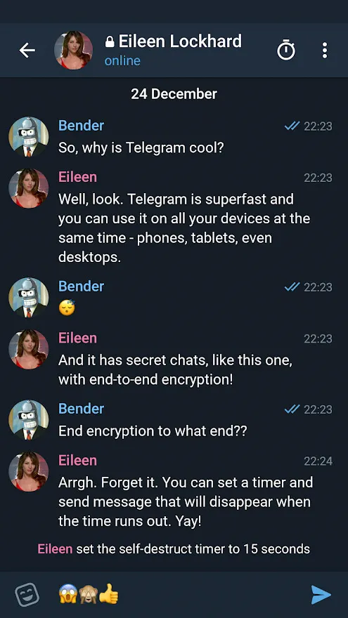 Скриншот Telegram X 4